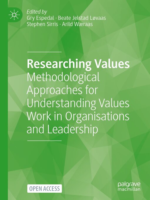 Title details for Researching Values by Gry Espedal - Available